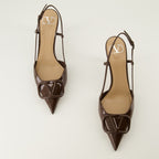 Bild der VLogo-Pumps der Marke Valentino Garavani für Damen - Herbst-Winter 2025 Saison - Draufsicht auf ein Paar Schuhe