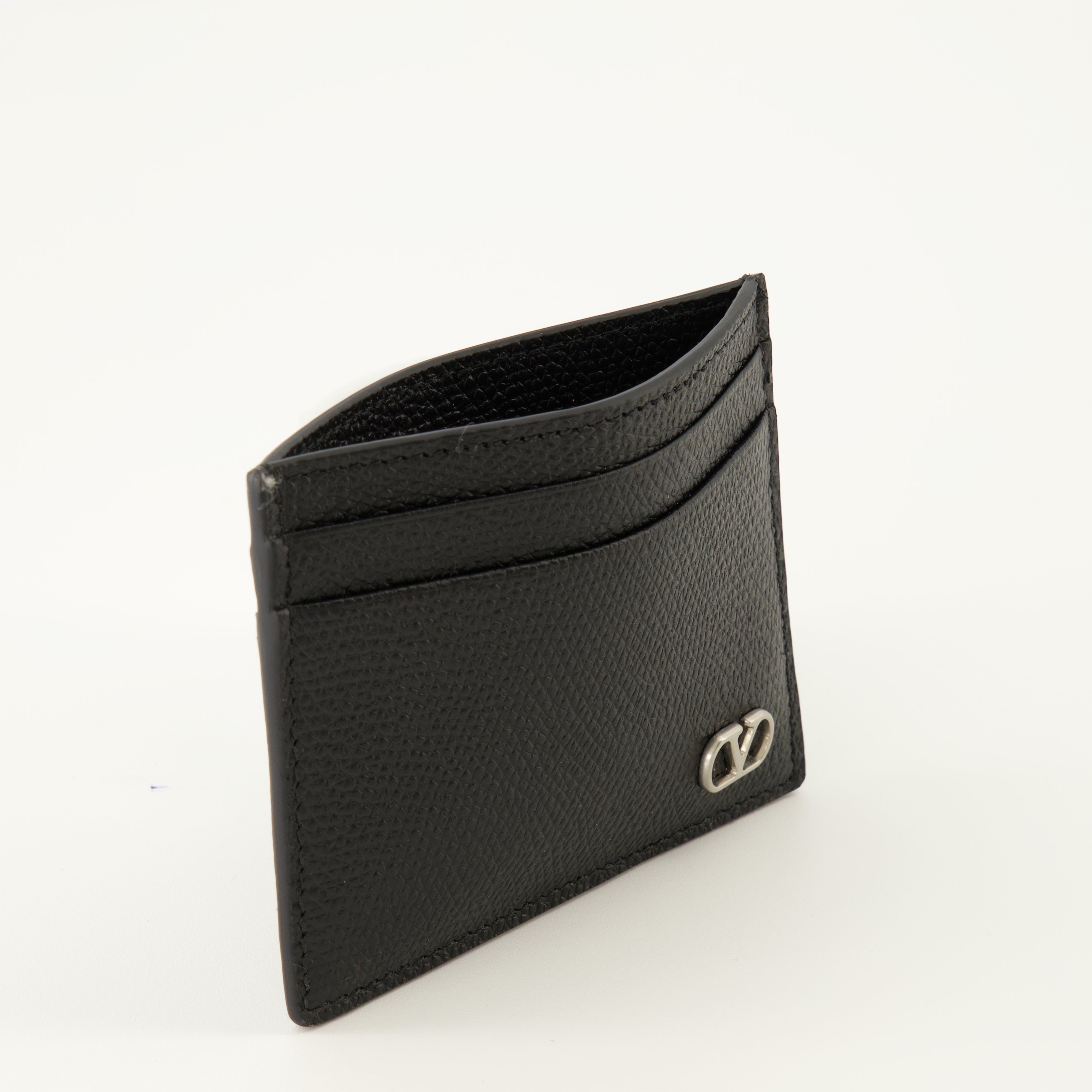 Image de l'article Porte-cartes Vlogo noir de la marque Valentino Garavani pour Homme - Saison Printemps-Été 2026 - Vue détaillée_2