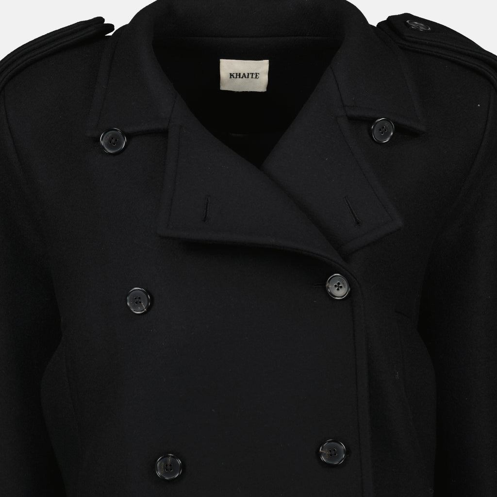 Image de l'article Manteau Dean de la marque Khaite pour Femme - Saison Automne-Hiver 2025 - Vue détaillée_2