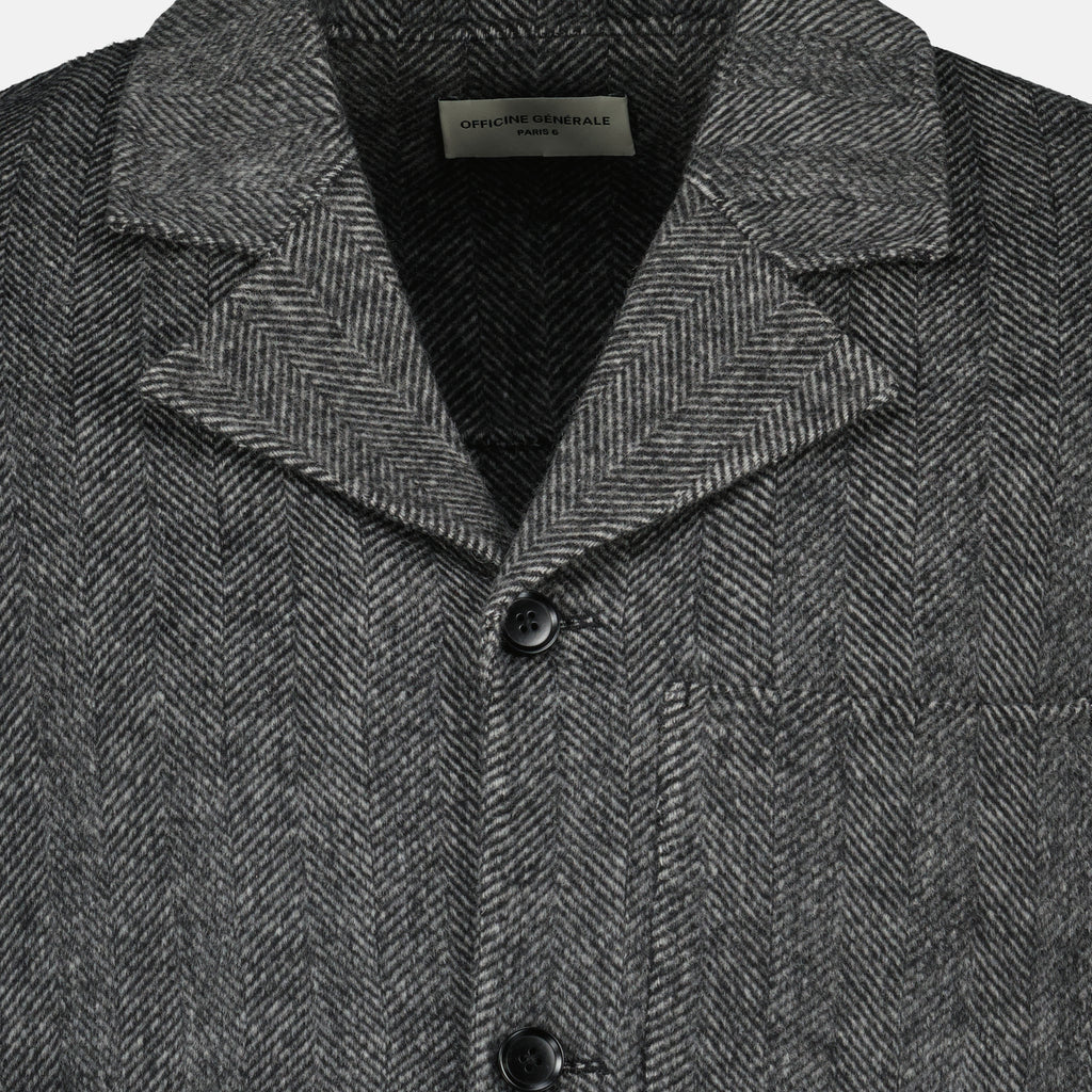 Bild der Hamid-Jacke von Officine Générale für Herren - Herbst-Winter 2025 - Detaillierte Ansicht_1