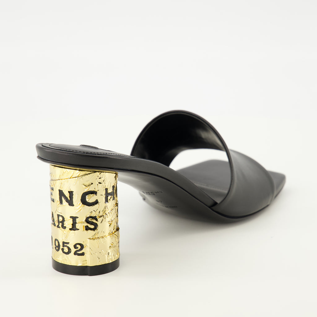 Image de l'article Sandales à talons Tape noir de la marque Givenchy pour Femme - Saison Printemps-Été 2026 - Vue détaillée de haut