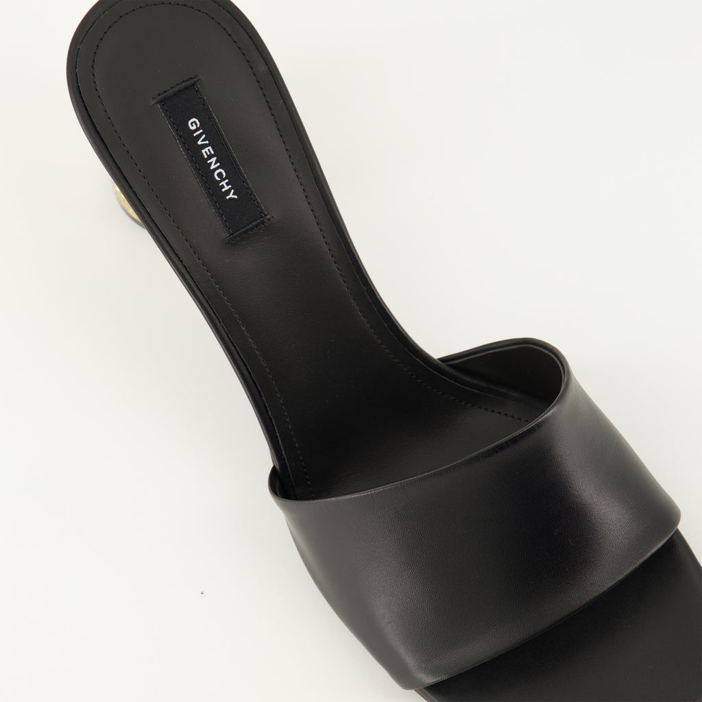 Image de l'article Sandales à talons Tape noir de la marque Givenchy pour Femme - Saison Printemps-Été 2026 - Vue arrière