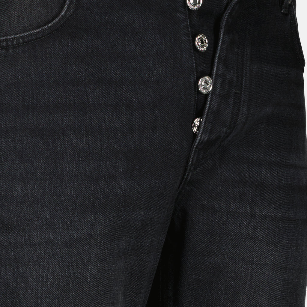 Image of the Givenchy Men's Black Denim Jean Seam - Spring-Summer 2026 - Detailed View_2