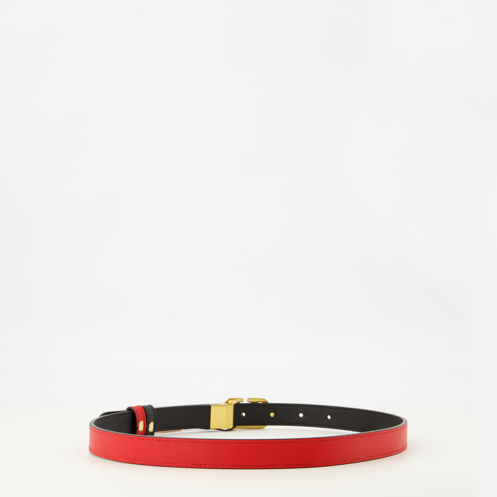Image de l'article Ceinture réversible noir et rouge 20 mm de la marque Valentino Garavani pour Femme - Saison Printemps-Été 2026 - Vue détaillée_3