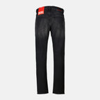 Imagem do jeans Diesel D-Strukt L32 preto para homem - Coleção Primavera-Verão 2026 - Vista traseira