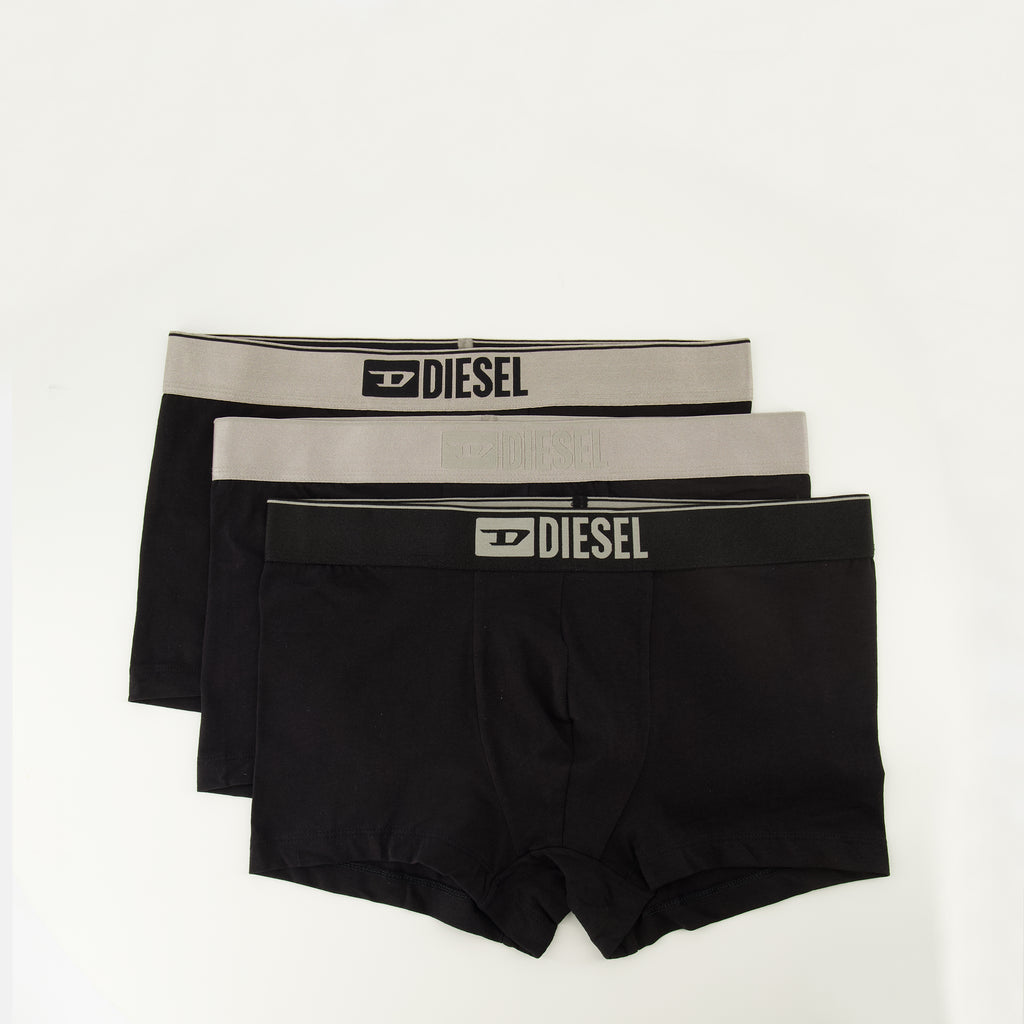 Imagem do artigo Lote de boxers pretos da marca Diesel para Homem - Temporada Primavera-Verão 2026 - Vista Frontal