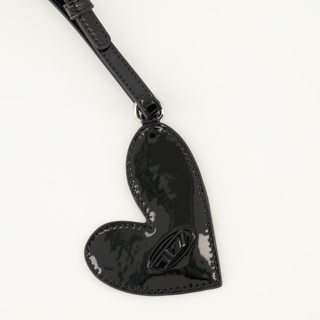 ディーゼルブランドの女性用プレイミラー黒のキーチェーンの画像 - 2026年春夏 - 詳細ビュー_2