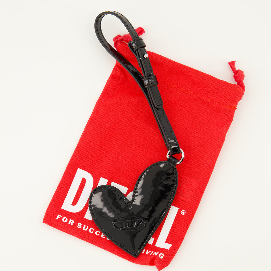 ディーゼルブランドの女性用プレイミラー黒のキーチェーンの画像 - 2026年春夏 - 詳細ビュー_3