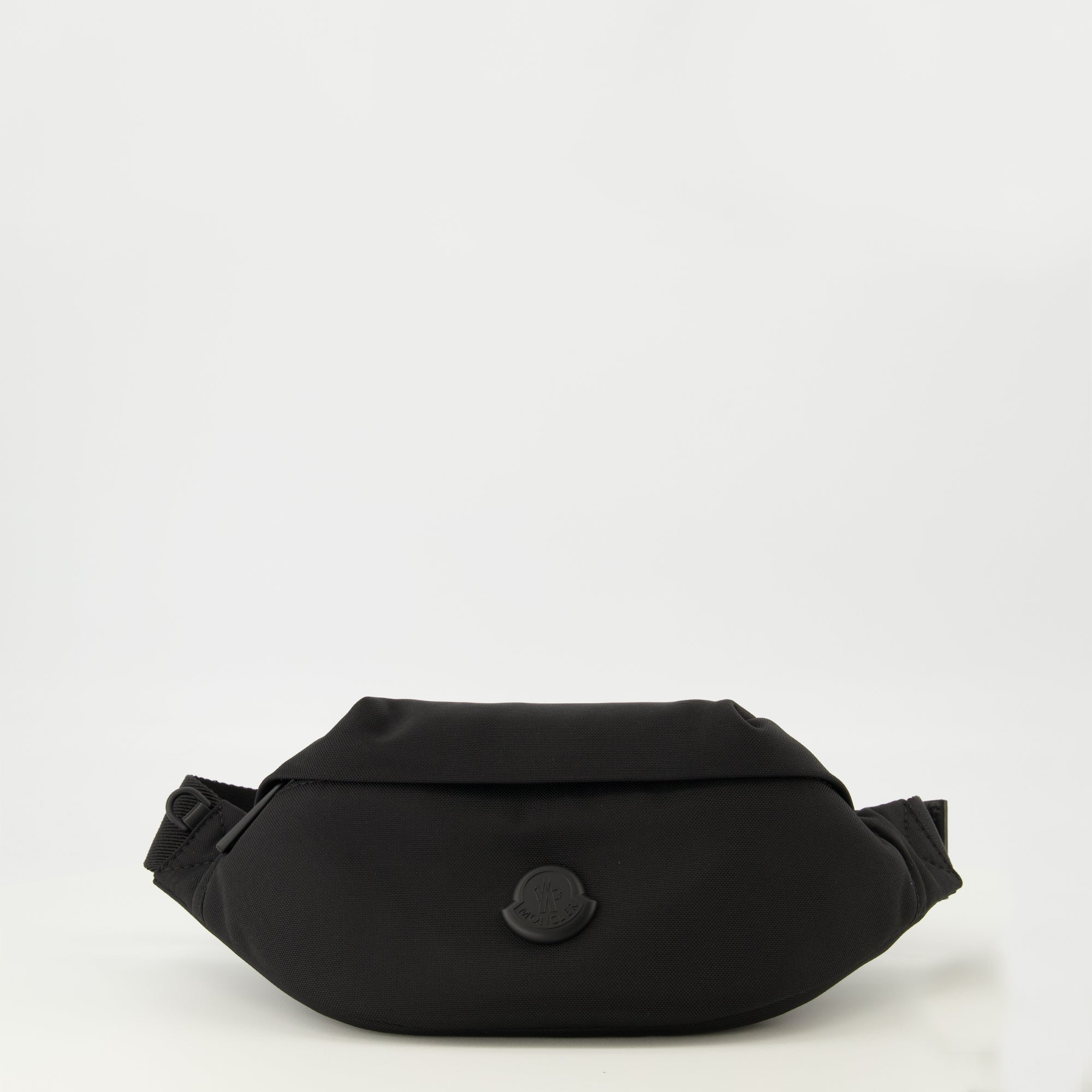 Image of the Durance black waist bag by Moncler for men - Spring-Summer 2026 - Front View