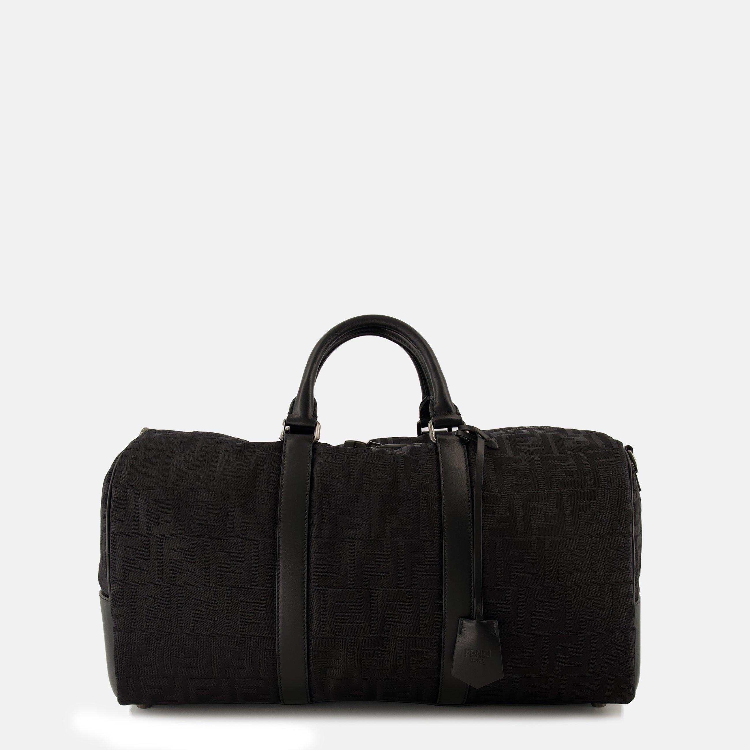 Image de l'article Sac de voyage FF noir de la marque Fendi pour Homme - Saison Printemps-Été 2026 - Vue de Face