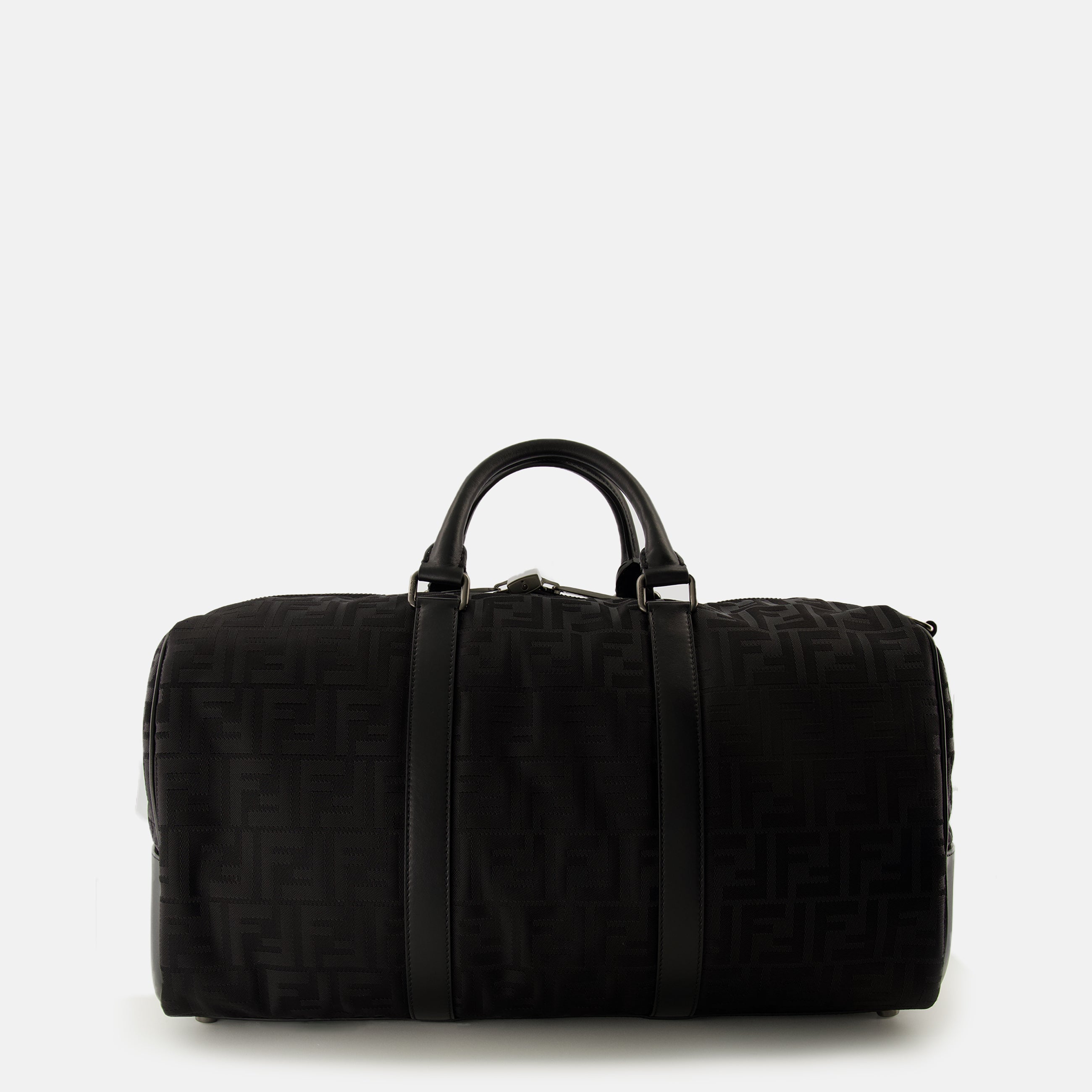 Image de l'article Sac de voyage FF noir de la marque Fendi pour Homme - Saison Printemps-Été 2026 - Vue de Dos