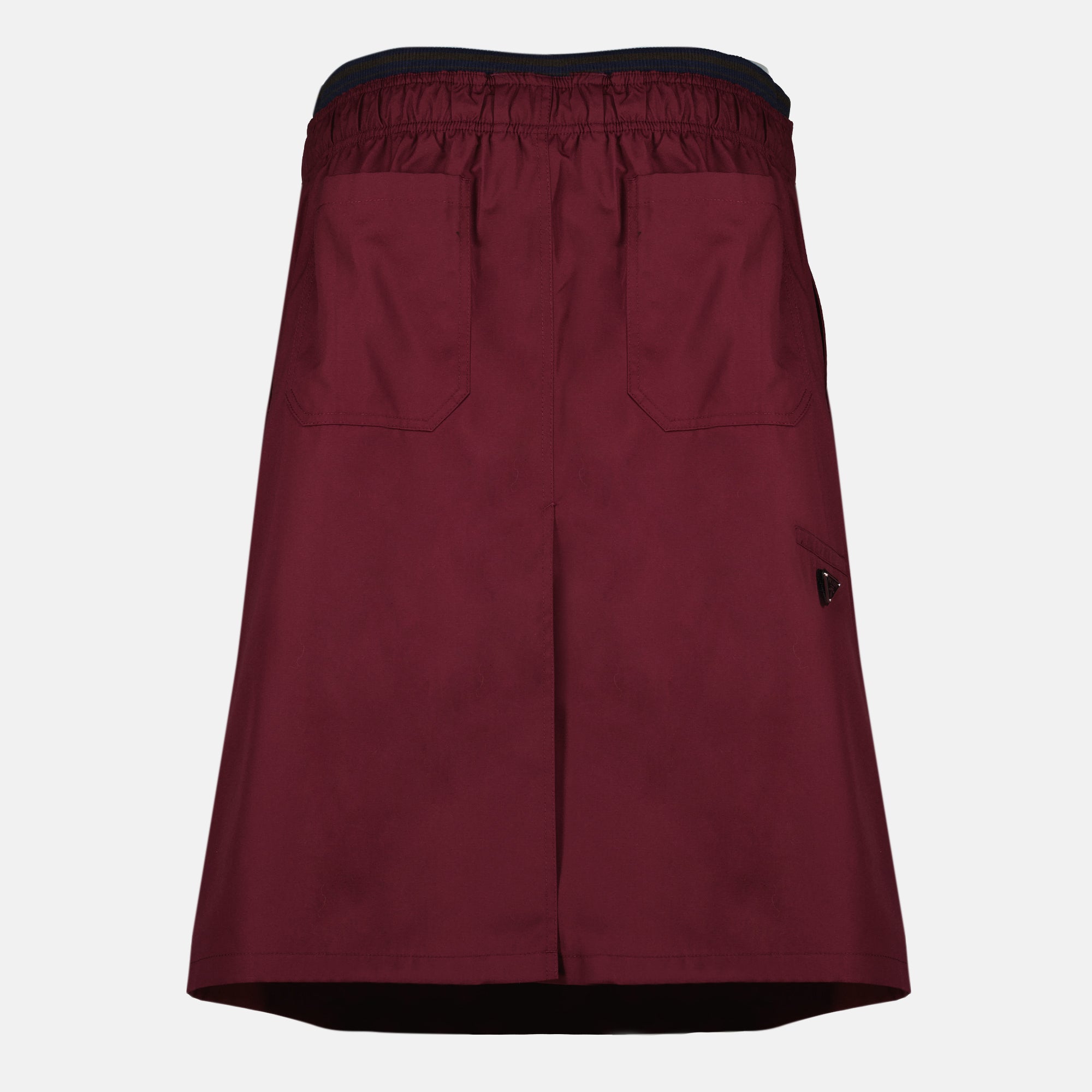 Jupes Saias Midi Bordeaux em Poplin Prada Bordeaux Femme