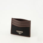 Image of the Prada Men's Speedrock Black Cardholder - Spring-Summer 2026 - Detailed View_2