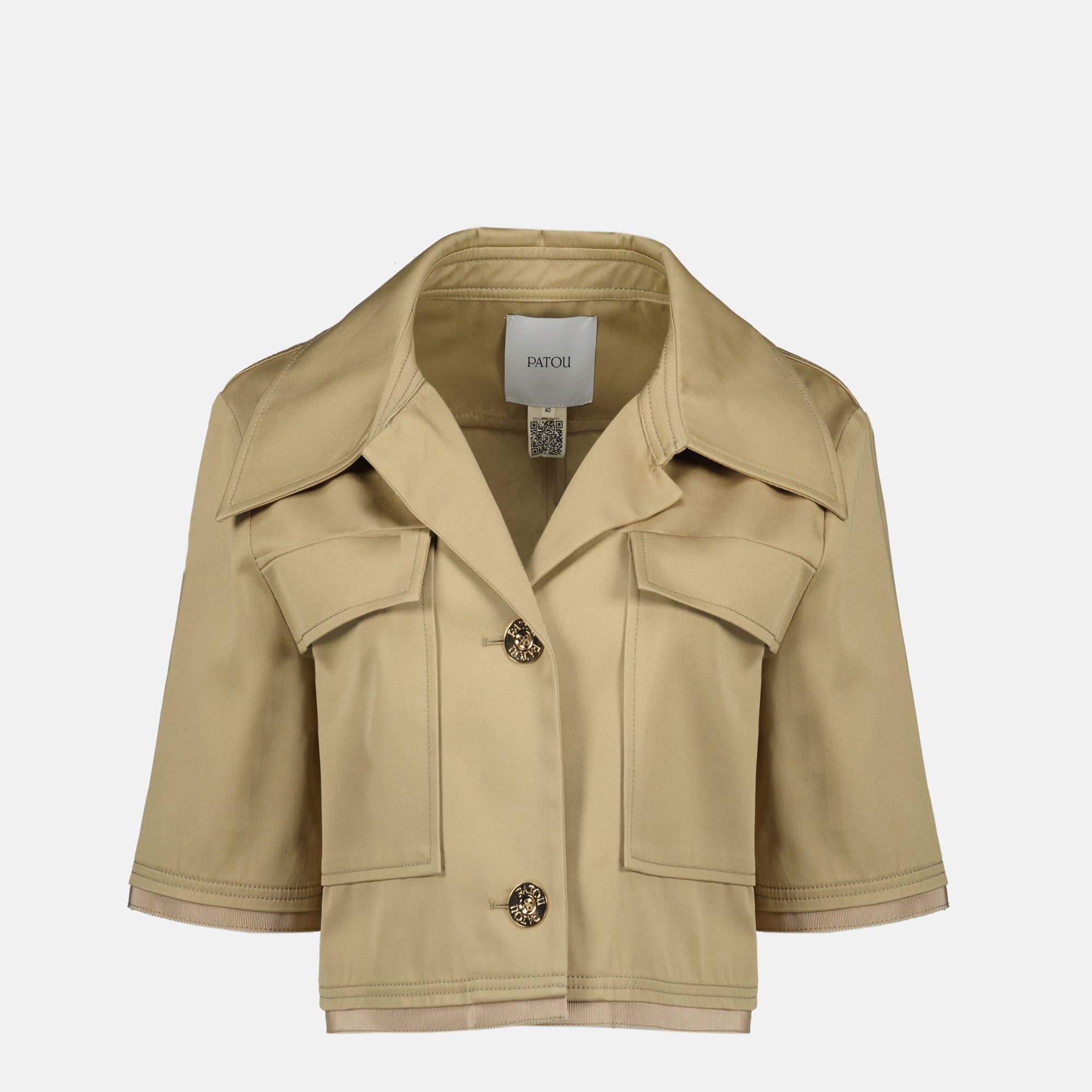 Vestes Veste courte beige Patou Beige Femme