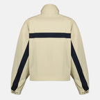 Imagem do casaco de algodão bege da marca Saint Laurent para Mulheres - Temporada Primavera-Verão 2026 - Vista Traseira