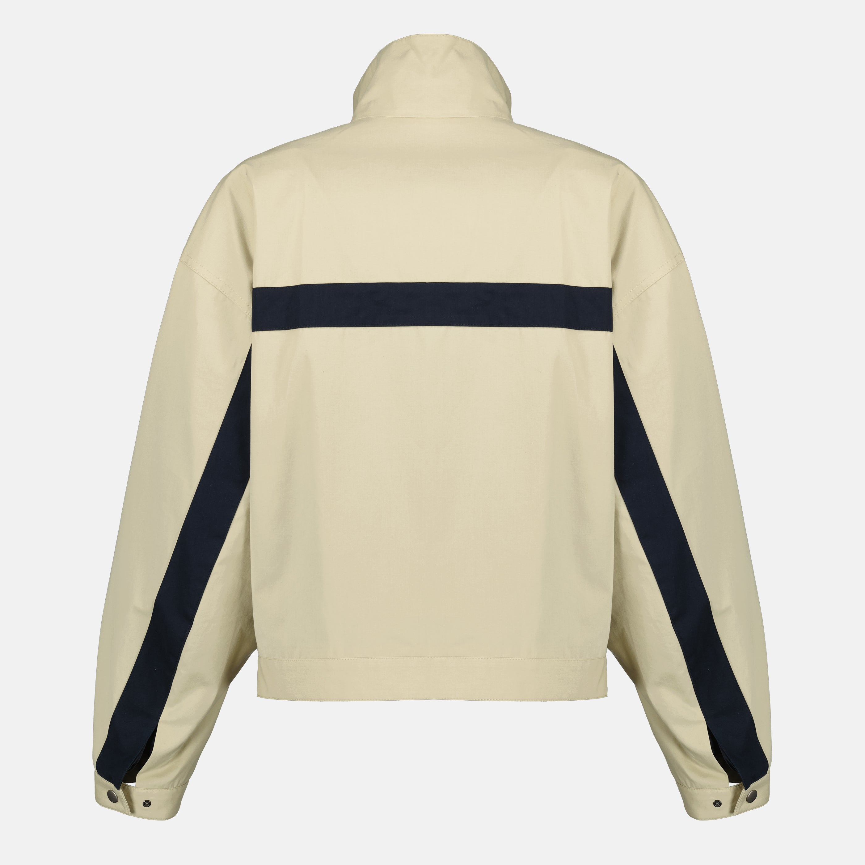 サンローランの女性用ベージュコットンジャケットの画像 - 2026年春夏シーズン - 後ろ側のビュー