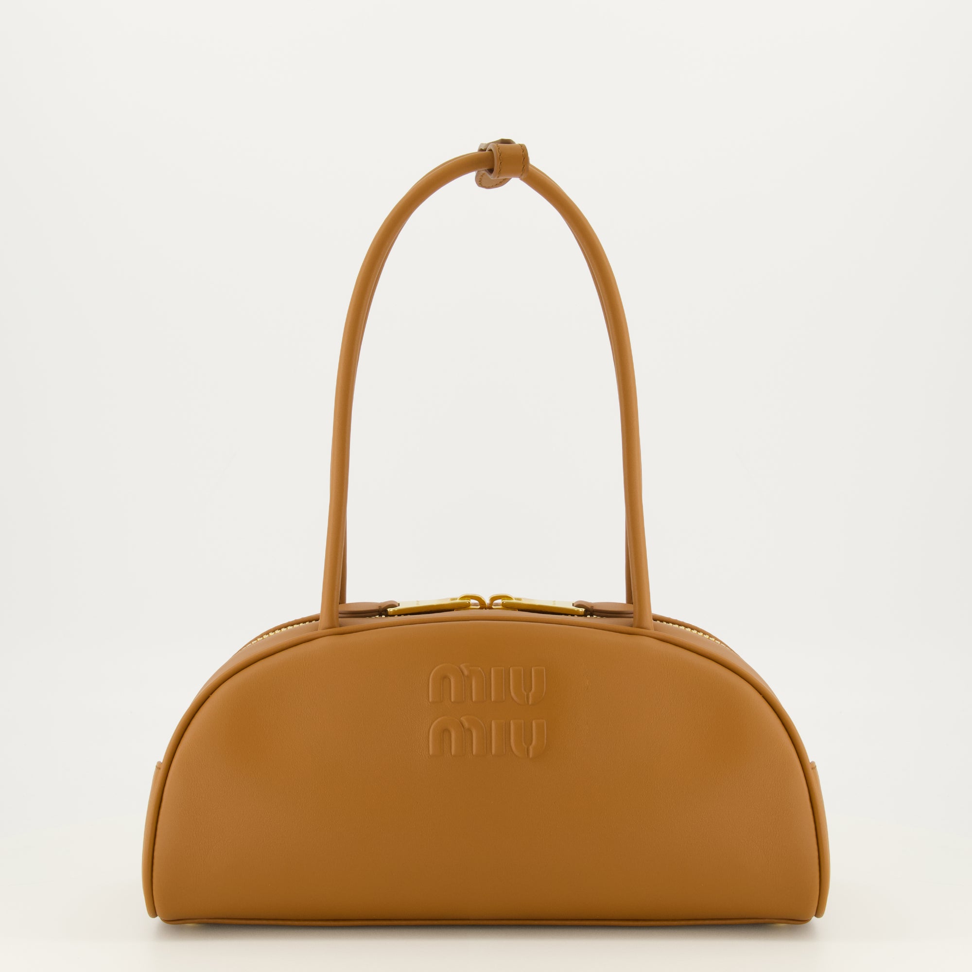Sacs à main et épaule ブラウンレザーバッグ Miu Miu Marron Femme