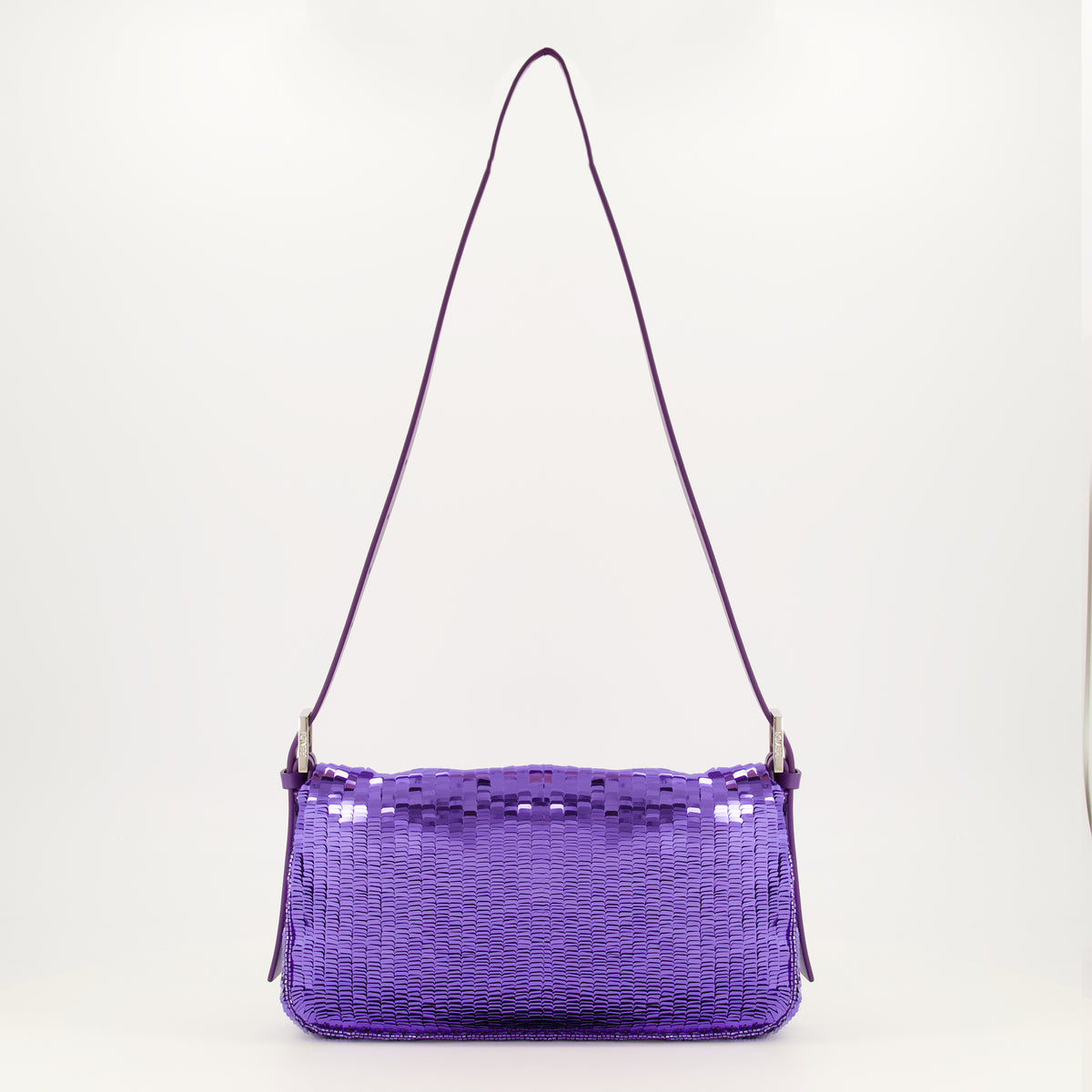 Sacs à main et épaule Purple Sequin Baguette Bag Fendi Violet Femme