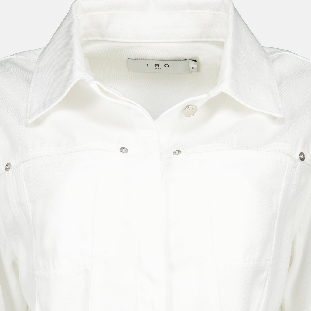 Combinaisons et ensembles Completo in denim bianco Iro Blanc Femme