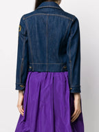 Image de l'article Veste en denim brodée de la marque Patou pour Femme - Saison Automne-Hiver 2025 - Vue détaillée_4