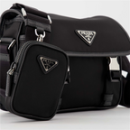 Bolsas transversais Saco de Ombro Re-Nylon Prada Preto Homme