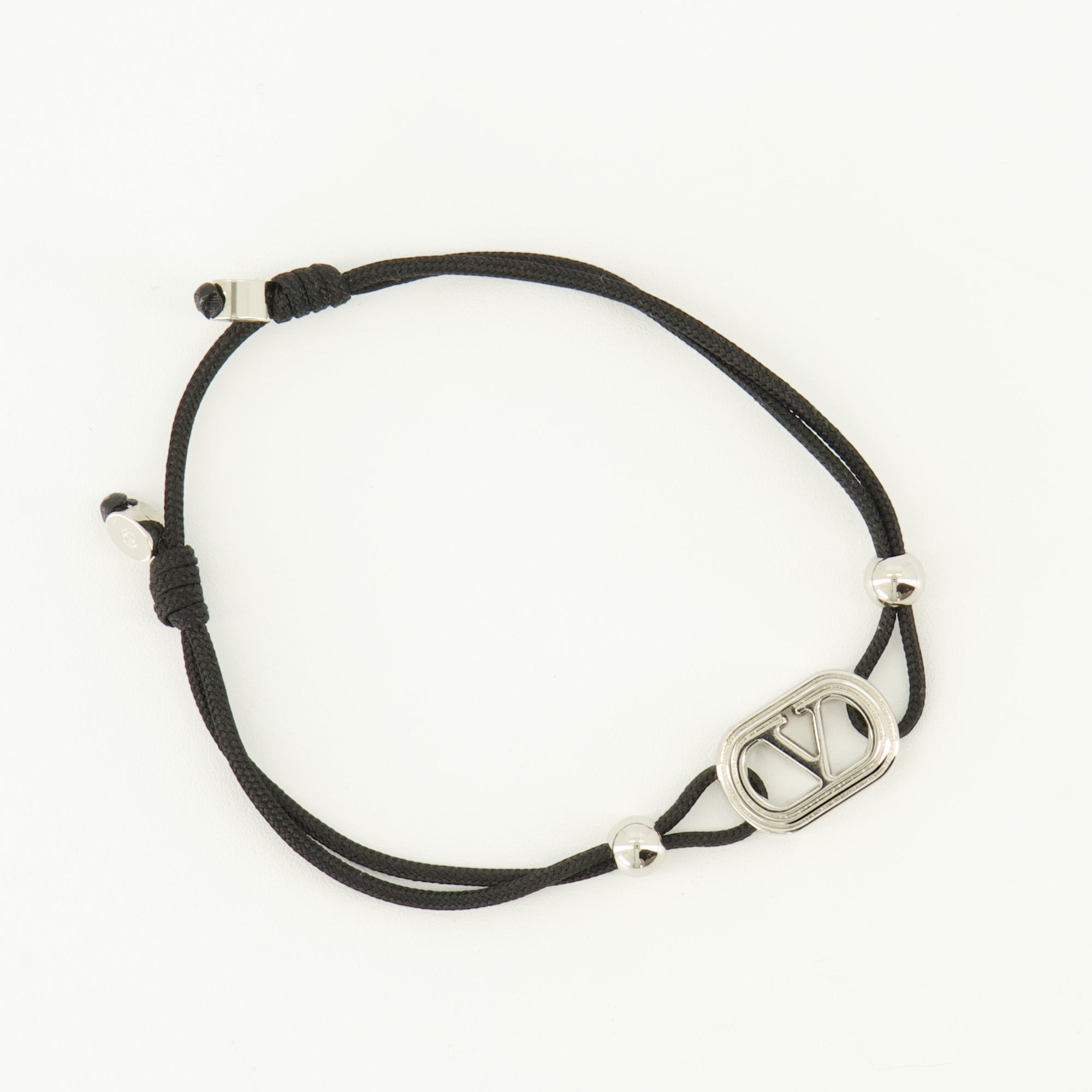 Bijoux 블랙 코드 오발레트 팔찌 Valentino Garavani Noir Homme