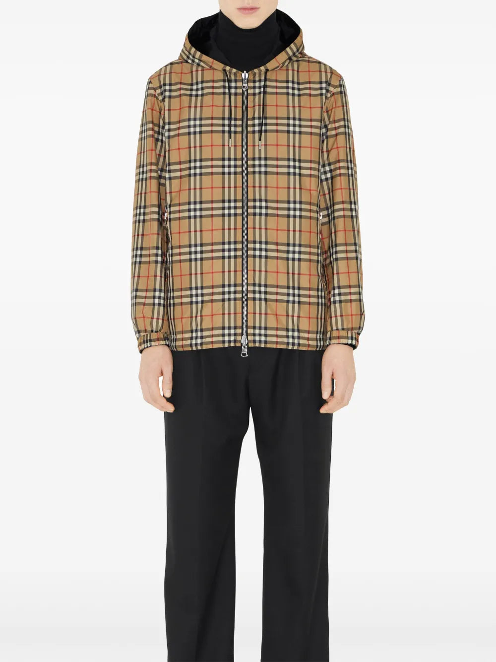 Chaquetas Chaqueta Reversible Burberry Beige Hombres
