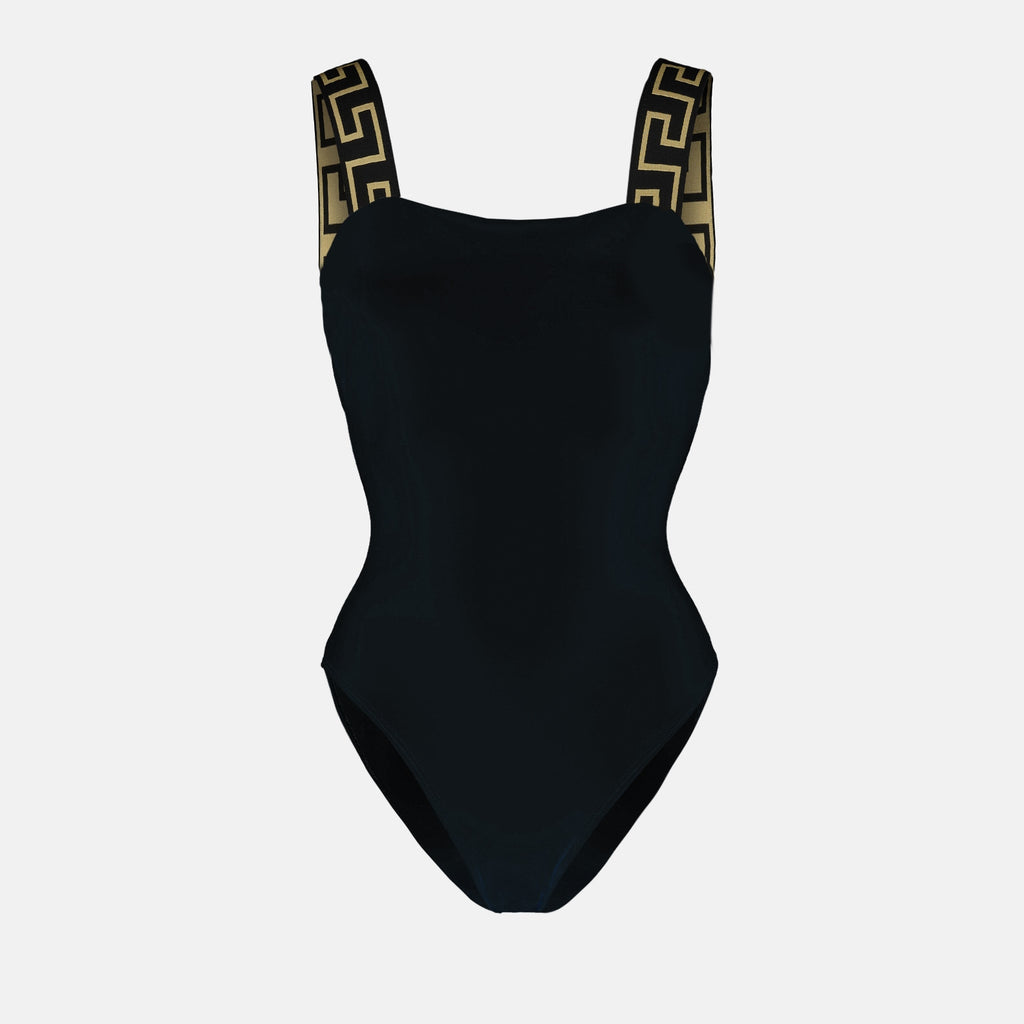 Beachwear Maillot de bain Greca Versace Noir Femme