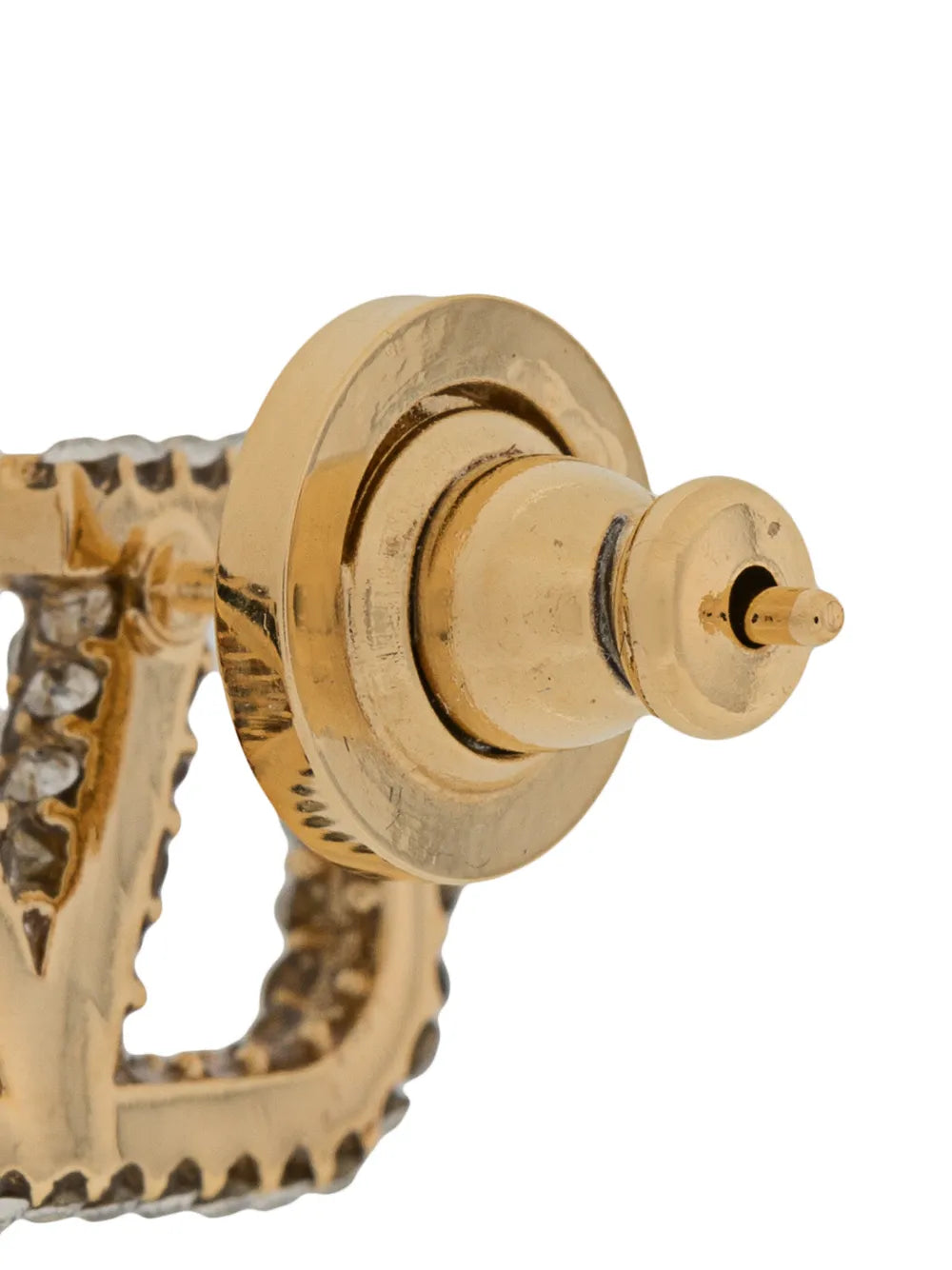 Bijoux Boucles d'oreilles Vlogo en cristaux Valentino Garavani Doré Femme