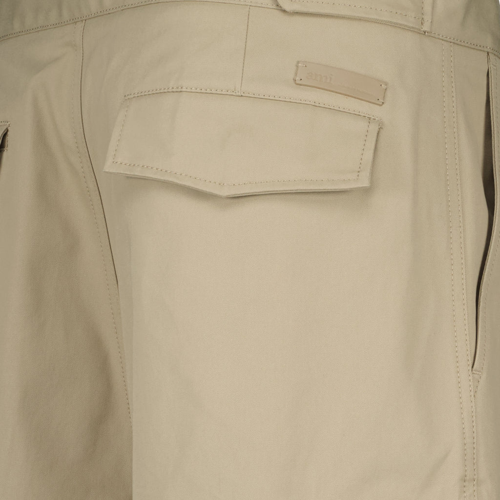 Pantalones Pantalones Cargo Ami PARIS Beige Hombres