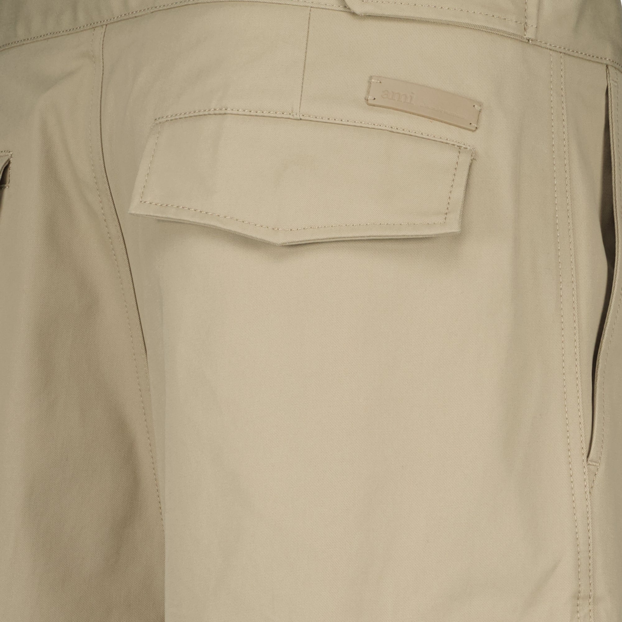 Pantalones Pantalones Cargo Ami PARIS Beige Hombres