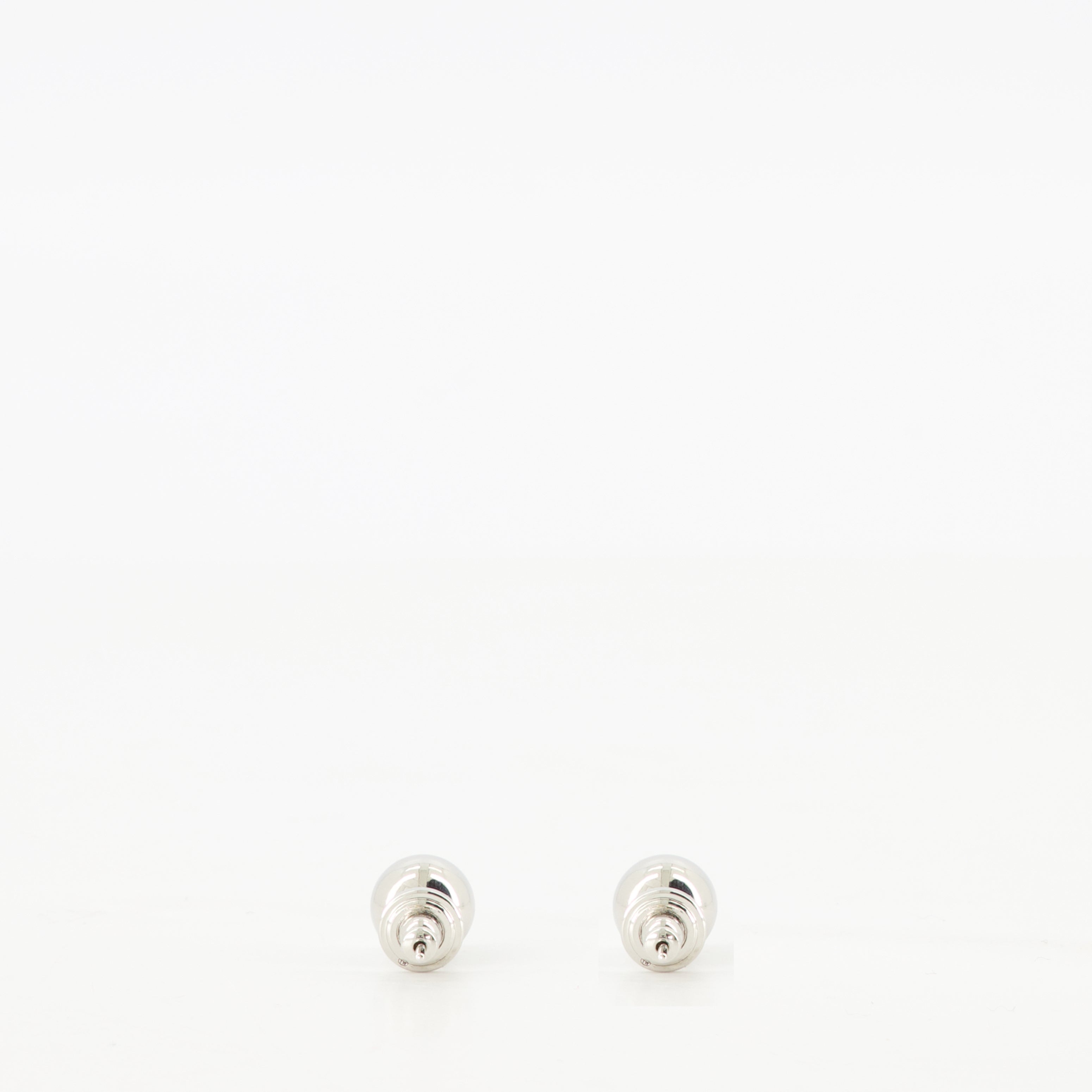 Bijoux Boucles d'oreilles VLogo en cristaux Valentino Garavani Argenté Femme