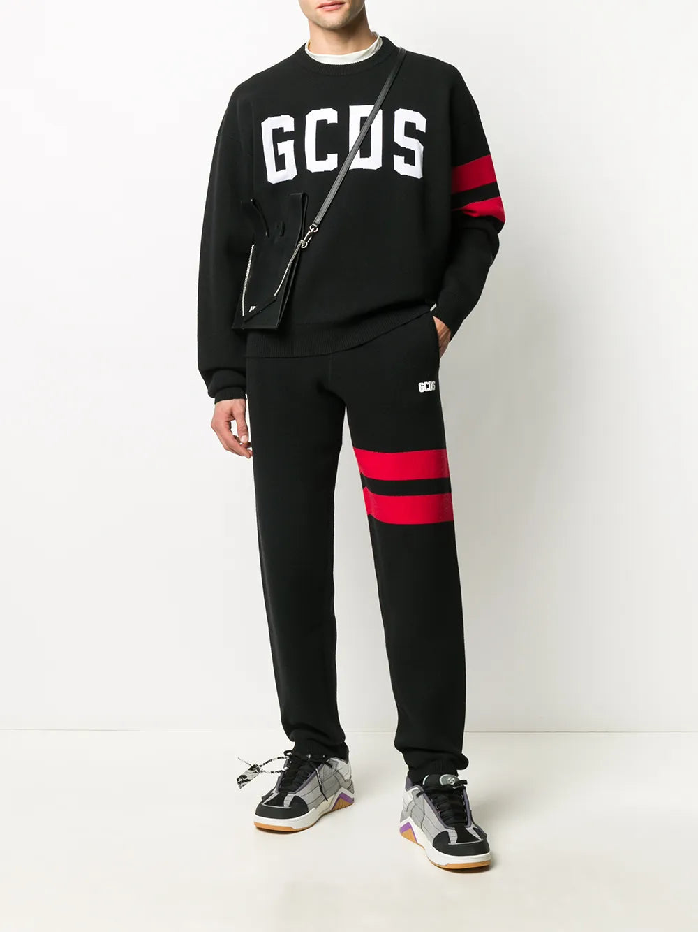 Pantalones Pantalones de Jogging GCDS Negro Homme