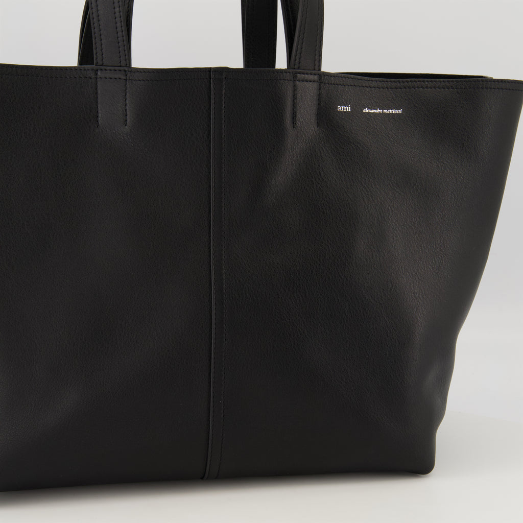 Borse tote Borsa a Spalla Ami PARIS Nero Unisex