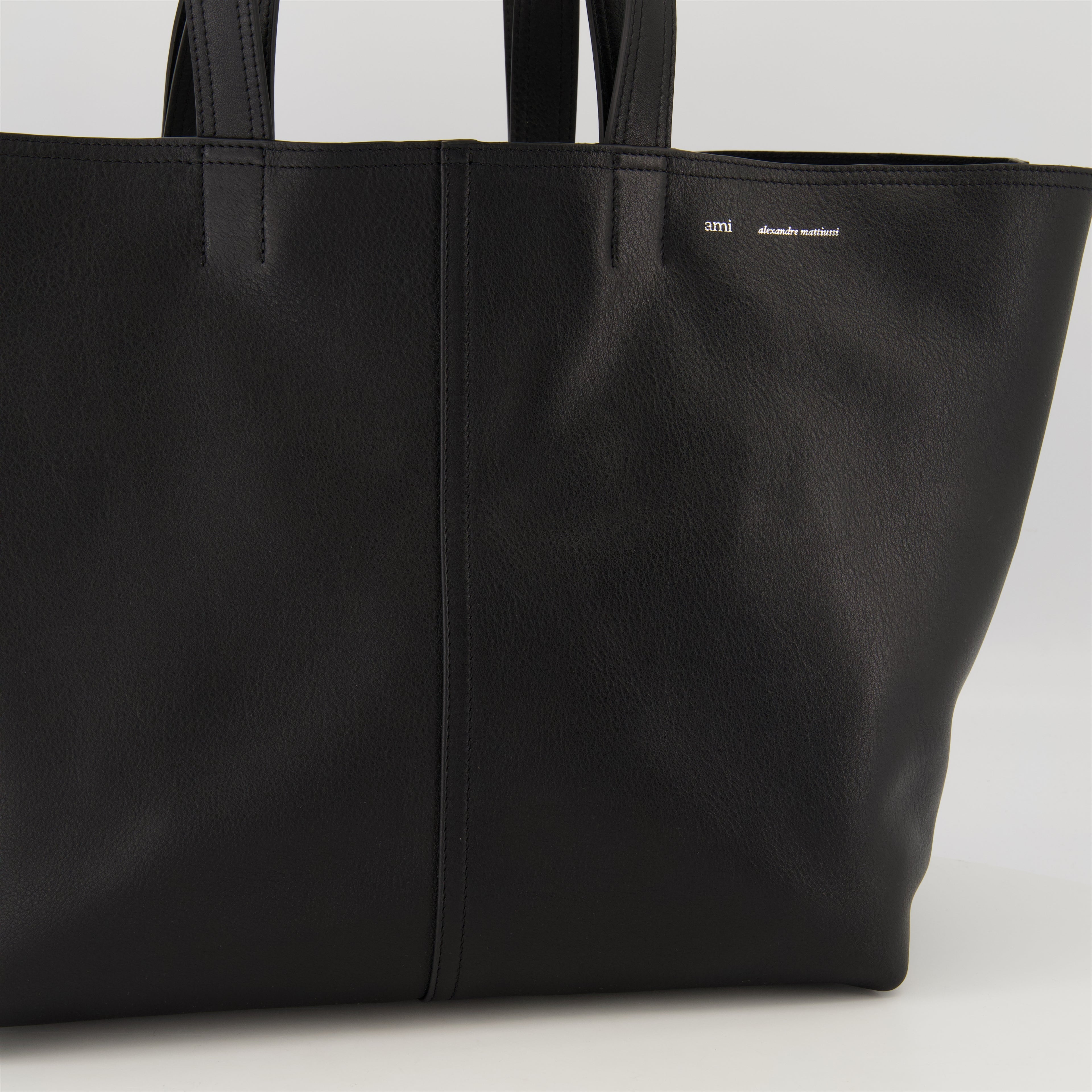 Borse tote Borsa a Spalla Ami PARIS Nero Unisex