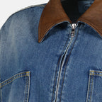Jacken Kurze Jeansjacke Prada Blau Damen
