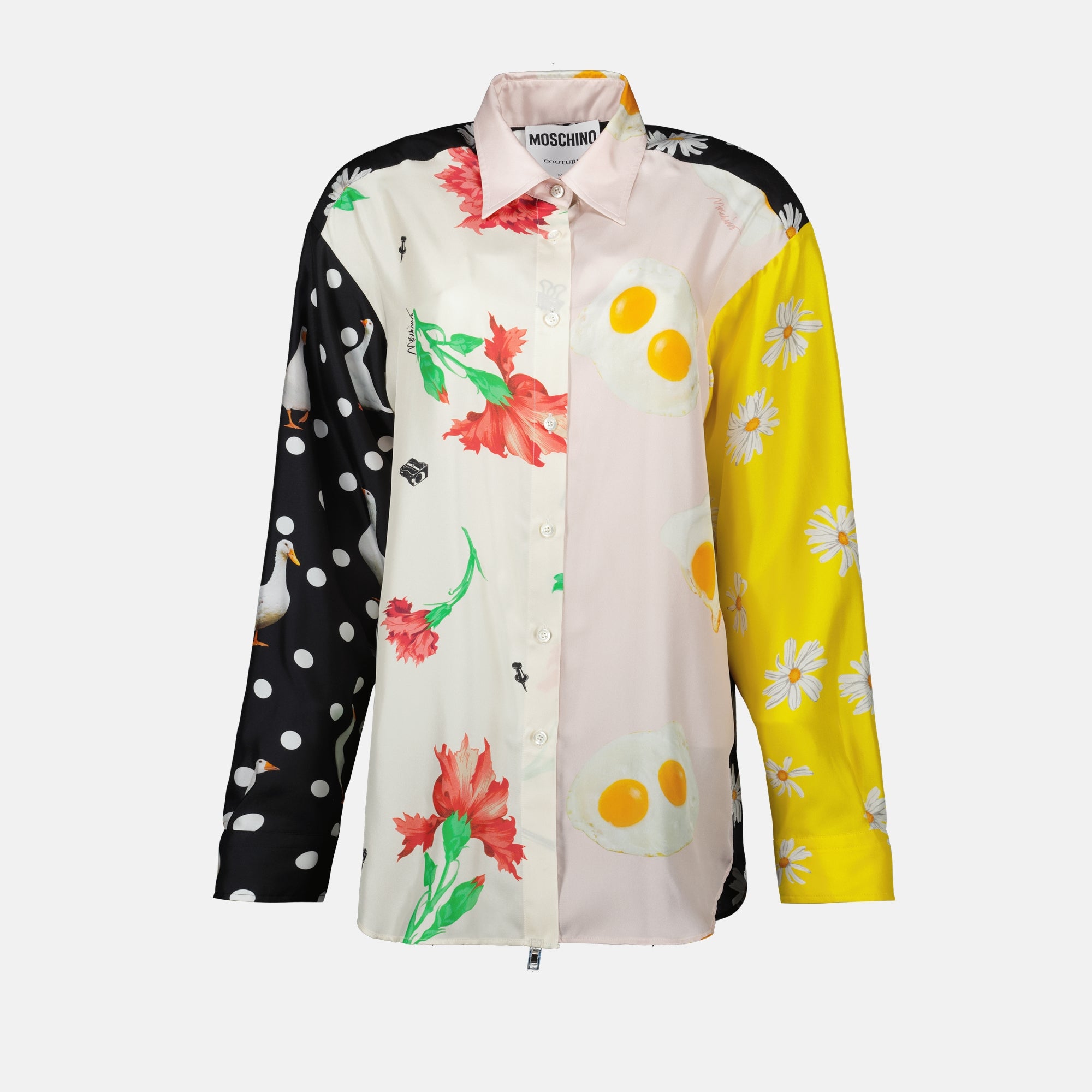 Camisas Camisa Impressa Moschino Multicolorido Femme