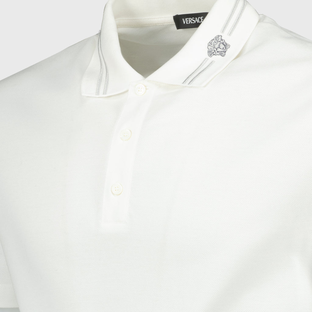 Polos Medusa Polo Versace Blanco Homme