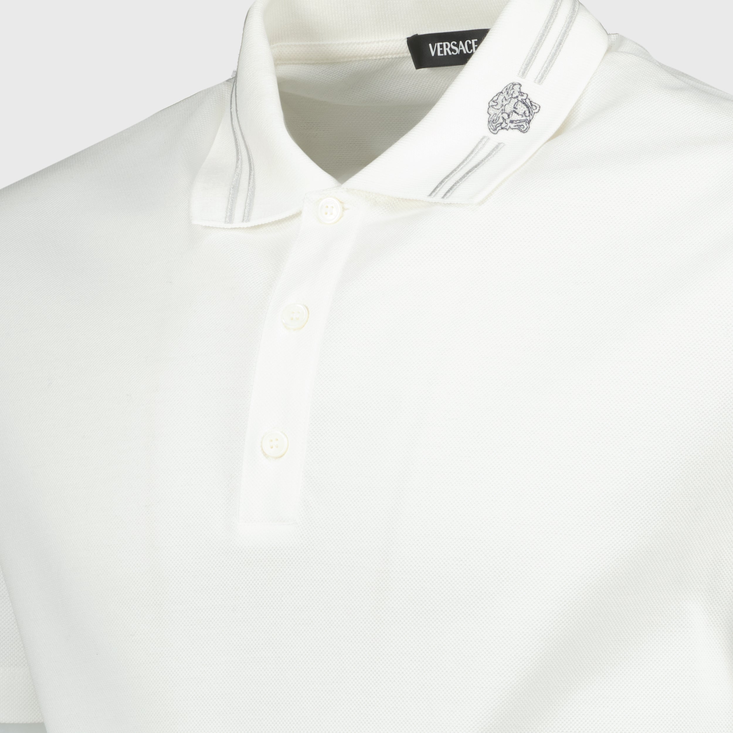 Polos Medusa Polo Versace Blanco Homme