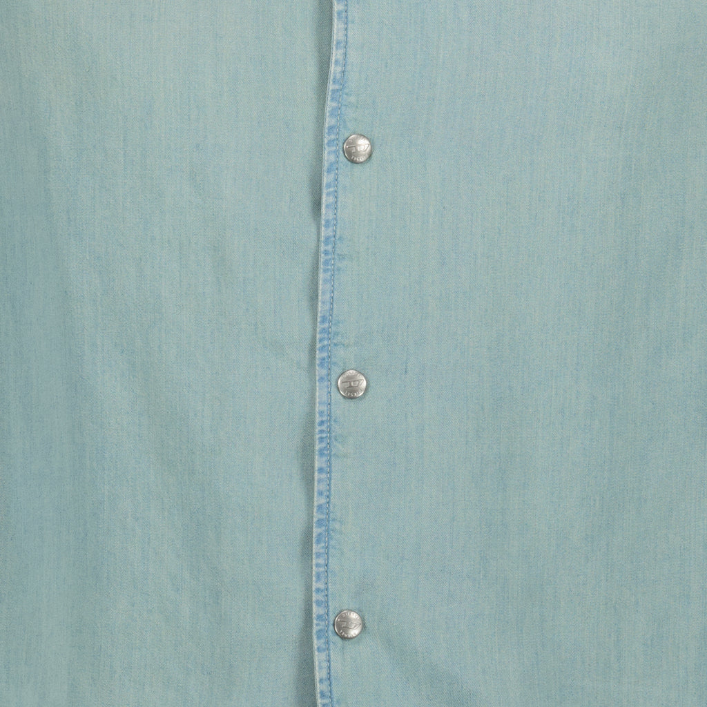 Image de l'article Chemise D-Banni effet denim de la marque Diesel pour Homme - Saison Printemps-Été 2026 - Vue détaillée_1