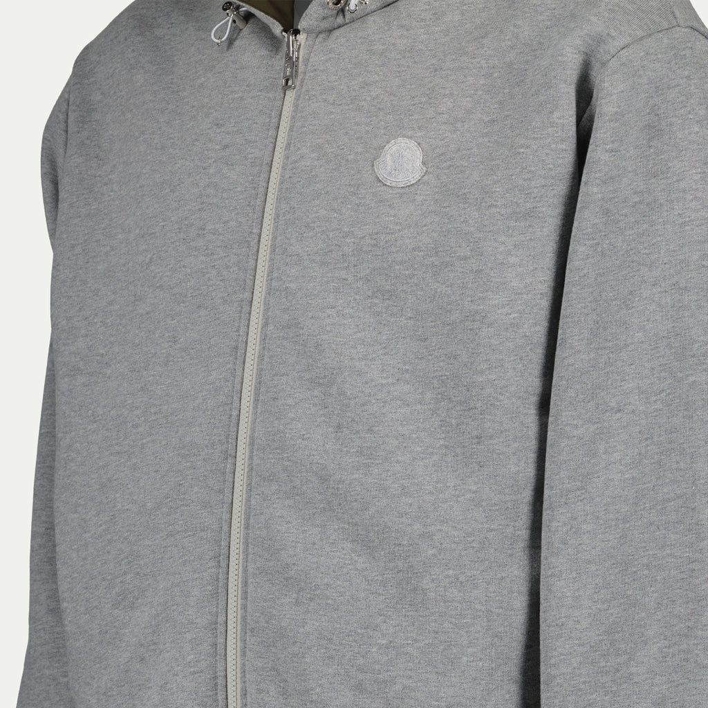 Sweatshirts Sweat zippé réversible Moncler Vert Homme