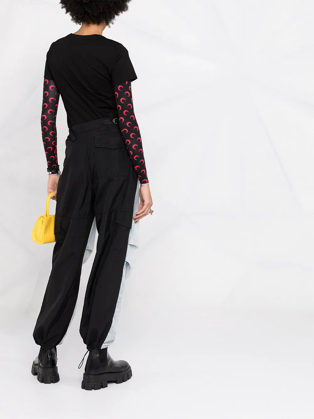 Camisetas T-Shirt com Logo Moncler Preto Femme