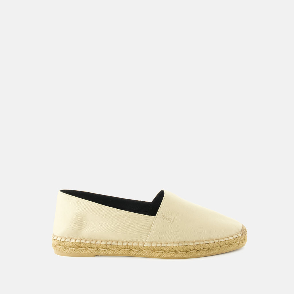 Espadrilles Espadrillas in Tela Saint Laurent Beige Homme