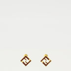 Image de l'article Boucles d'oreilles Forver bordeaux de la marque Fendi pour Femme - Saison Printemps-Été 2026 - Vue détaillée_2