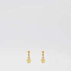 Joias Brincos de Argola La Medusa com Cristais Versace Ouro Femme