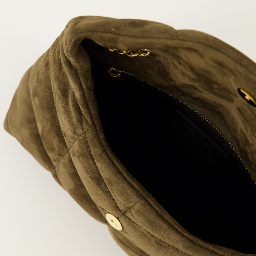 サン・ローランの女性用ルルー・パッファートイバッグの画像 - 2025年秋冬シーズン - 詳細ビュー_3