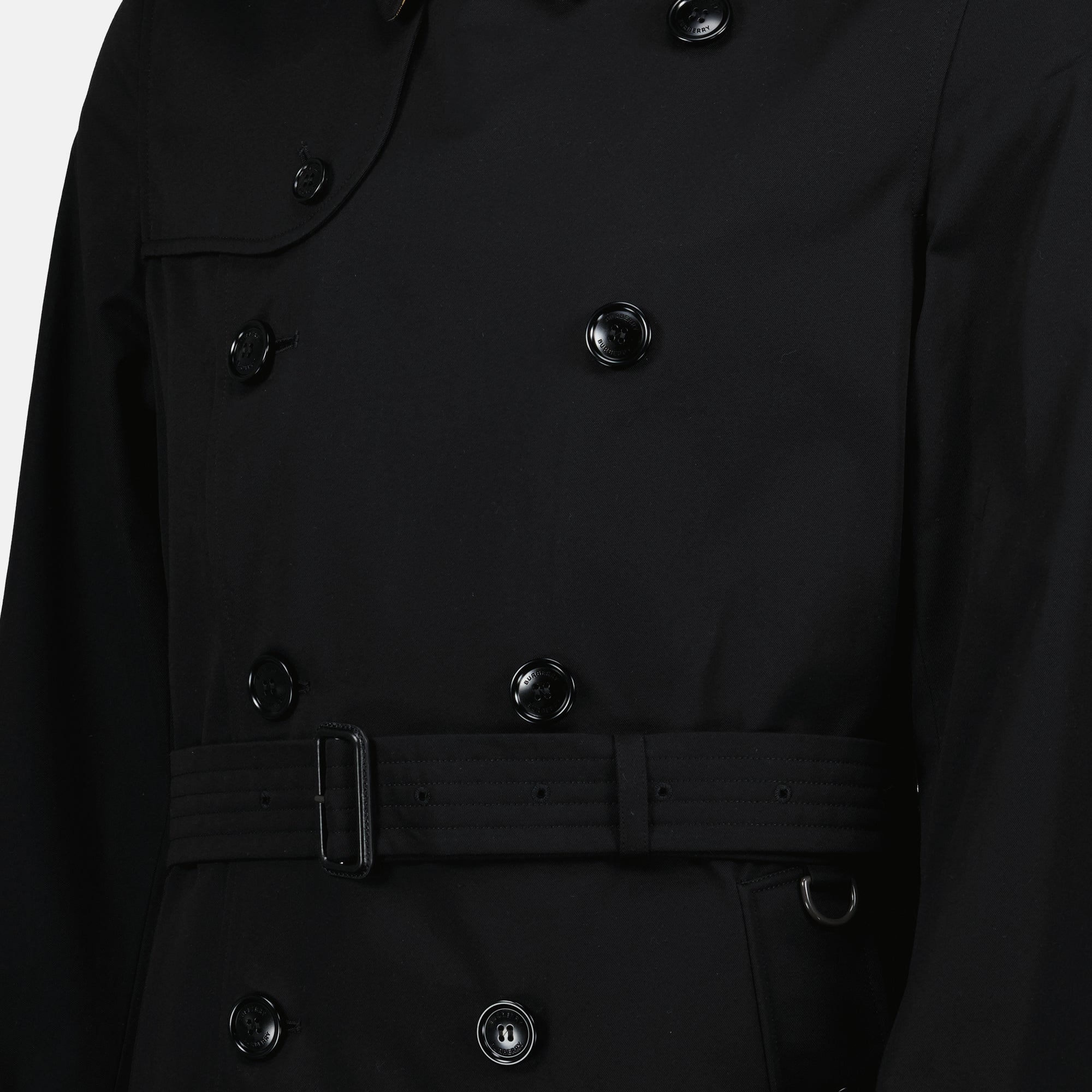 Manteaux Trench Kensington Burberry Noir Homme