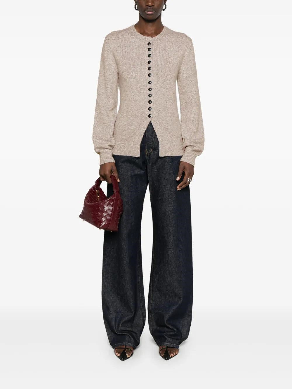 Maille Cardigan Josette Khaite Beige Femme