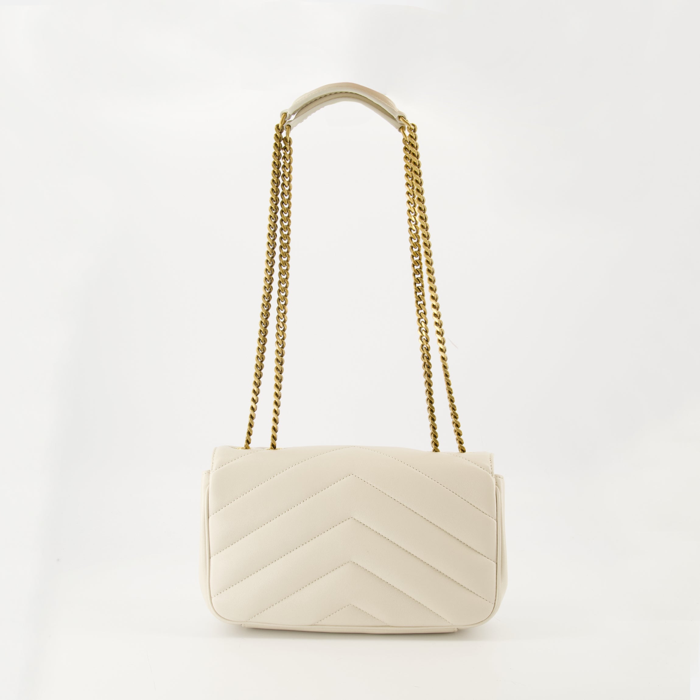 Image de l'article Sac Loulou Small de la marque Saint Laurent pour Femme - Saison Automne-Hiver 2025 - Vue de Dos