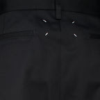 Shorts Shorts Incrociati Neri in Cotone Maison Margiela Noir Femme